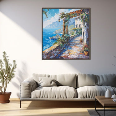 Mediterranean Sea Scene Painting
